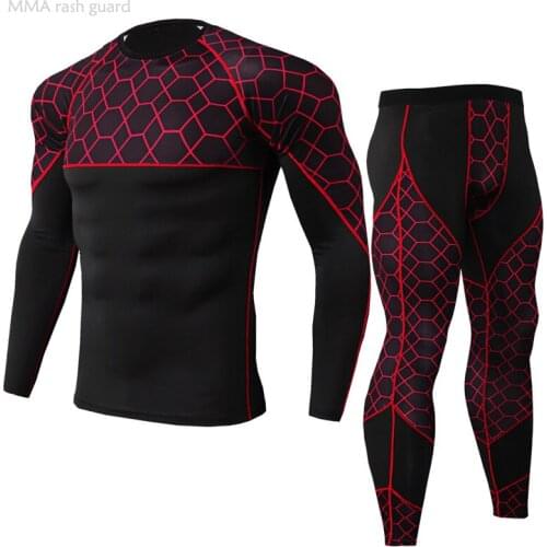Winter Top quality New Thermal underwear Python Men underwear Sets Compression Sweat Quick drying Thermal underwear Men Clothing