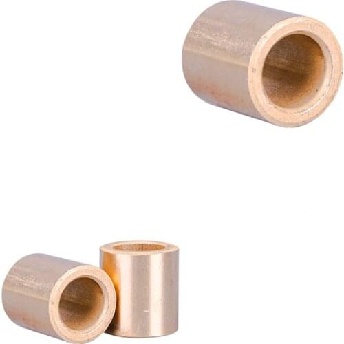 10pcs Copper sleeve shaft Powder metallurgy oil bearing bushing