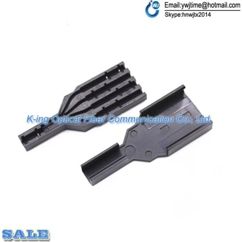 100pc FTTH optical cable Drop cable protection box Optical fiber Protection box tubing to protect fiber splice tray 1 into 4 out