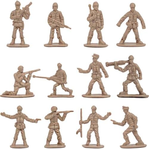 360pcs/set 1/72 Plastic Military Soldiers Figurine Army Figures Model Accs