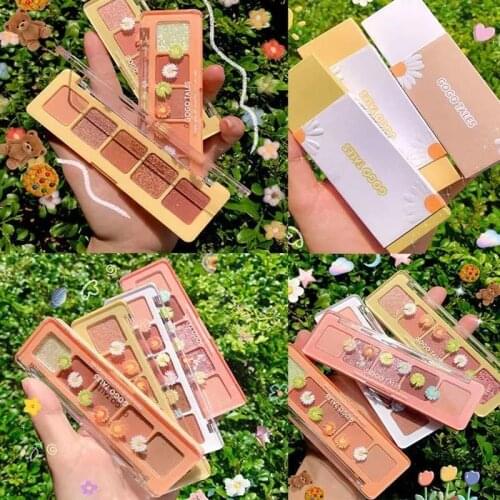 5 Color Shimmer Matte Metallic Eyeshadow Palette Glitter Shiny Eye shadow Makeup Pallete Eye Makeup Pigmented Cosmetic sombra