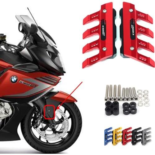 For BMW K1600GT k 1600gt Motorcycle CNC Accessories Mudguard Side Protection Block Front Fender Anti-Fall Slider