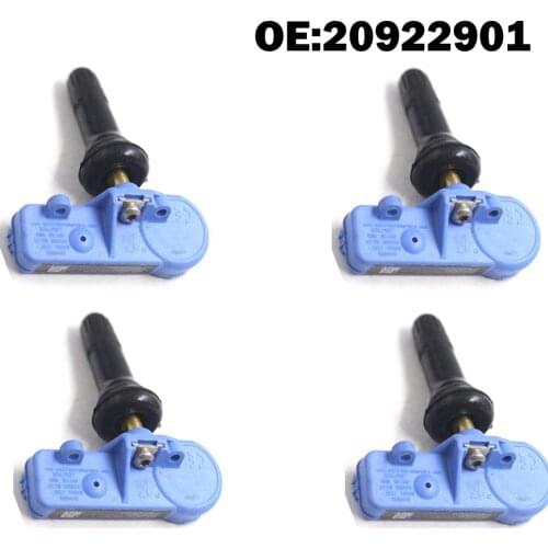 4 PCS Car Tire Pressure Monitor Sensor TPMS 20922901 13581561 22853740 for Cadillac Opel GMC Chevrolet Buick