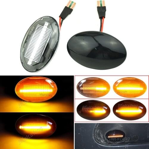 For Ford Fiesta III IV MK3 MK4 KA Mondeo I Transit Tourneo MK6 MK7 Dynamic LED Turn Signal Lamp Fender Light Side Marker