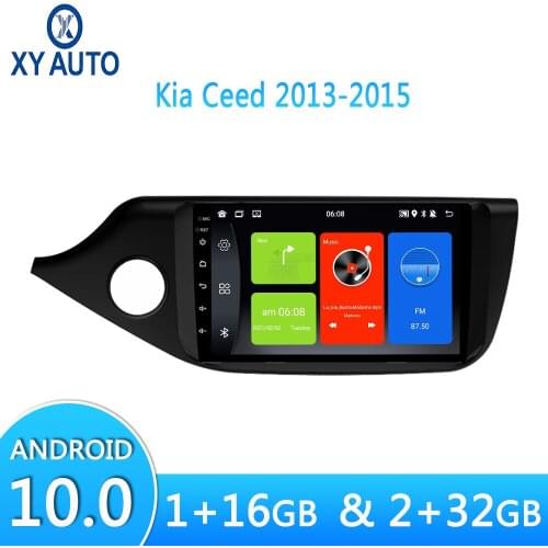 For Kia Ceed 2013-2015 Android 10.0 9 Inch Car GPS Navigation Radio Multimedia Video Player Built-in WiFi Bluetooth Split Screen