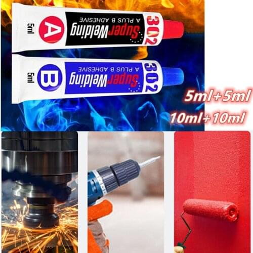 AB Glue Sealant Leakage Plugging Welding Glue Super Bonding Sealant Adhesive Auto Radiator Water Tank Metal Repairing Tools 20ml