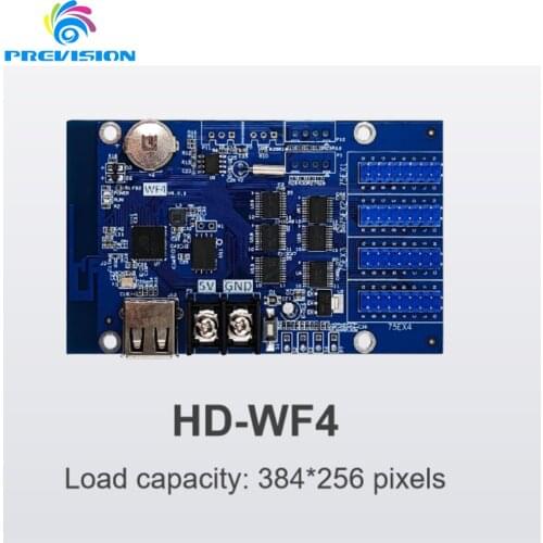 Huidu HD-W62-75 support full color modules, animated, 3D text, multiple text display special effects, low-gray picture display
