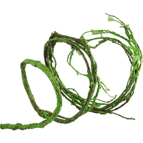 Balacoo Landscape Simulation Plant Rattan Pet Box Landscape Rattan Reptile Box Rattan Vine (Size 3)