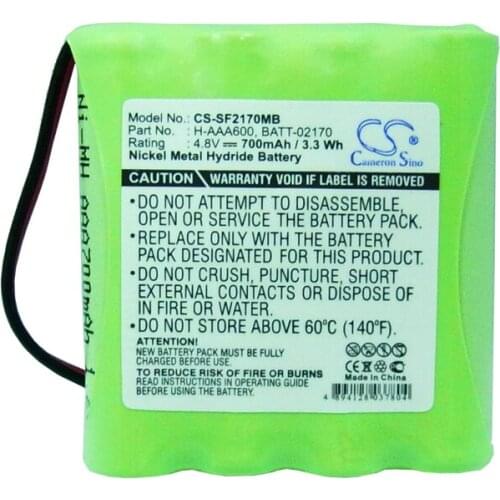 Cameron Sino 700mAh Battery SBC-EB4880 for Philips SBC 468/91, EB4870, SC364, SC365, SC450, SC465/91, SC468/91, SC468/92