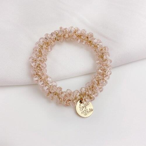 MISANANRYNE Women Luxury Shining Elastic Hair Bands Ponytail Holder Scrunchie Rubber Bands Headband Fashion Hair Accessories