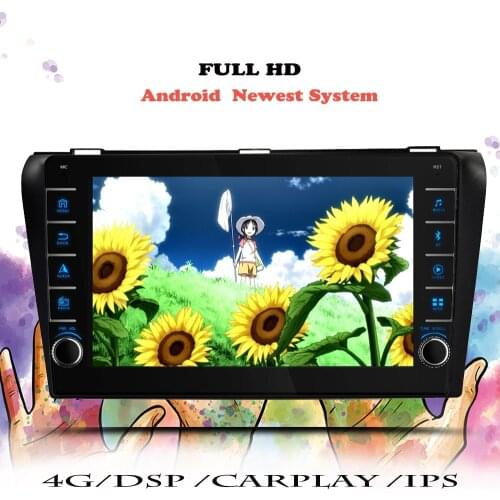 Multimedia Player Video For Mazda 3 2004 2005 2006 2007 2008 2009 Android Auto Car Radio 2 din DVD Navigation GPS Tape Recorder