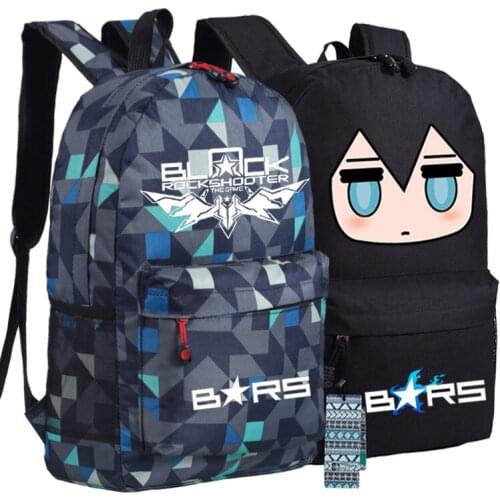 Cartoon BLACK ROCK SHOOTER BRS Eyes Backpack Book Travel Bag Game Schoolbag Students Bag Cospaly Gifts