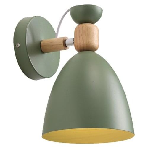 Nordic Wall Lamp Modern Minimalist Macron Living Room Background Wall Lamp Personality Creative Aisle Bedroom Bedside Lamps E27