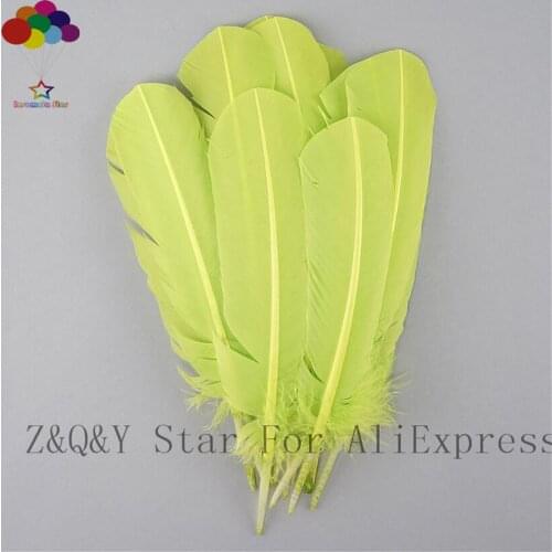 Natural 25-30CM turkey nest forest feather dyed fluorescent DIY craft jewelry decorative accessories