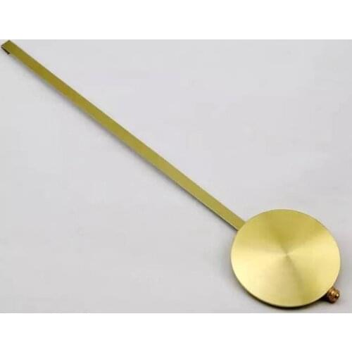 NEW 1Piece Metal Pendulum Bob Pendulum Parts Gold Color For DIY Grandfather Clock Repair From CHINA