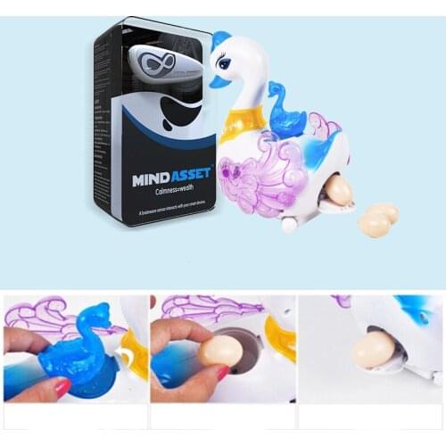 2021 New Mind Force Headband Brain Wave Control Swan Egg Laying Toy High-tech Attention Training Intelligent Toy
