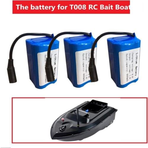 Original T008 Remote Control Fishing Bait Boat Spare Part 7.4V 5200mah Battery for T008 Remote Control Fish Hook Bait Boat batte