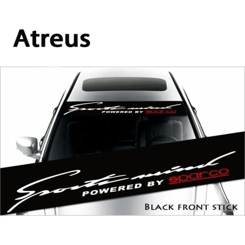 Atreus 1X Car Window Front Rear Windshield Waterproof Stickers For BMW e46 e39 e36 Audi a4 b6 a3 a6 c5 Renault duster Lada grant