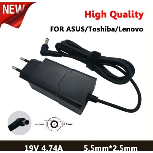 19V 4.74A 5.5*2.5mm Laptop AC Adapter DC Charger For Toshiba For ASUS For Lenovo X550C PA3468E-1AC3 Satellite C600 Power Supply