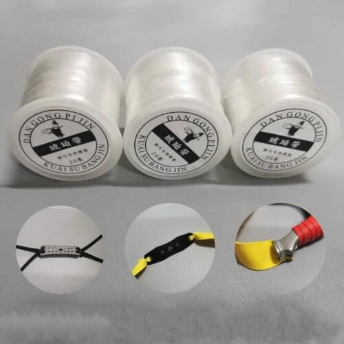 20M Elastic Rope Band Tied With Slingshot Fat Rubber Outdoot Hunting Catapult Band elastic rope band