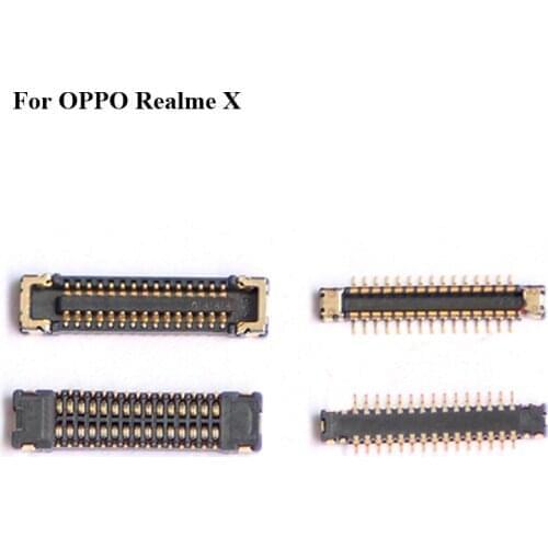 5pcs Dock Connector Micro USB Charging Port FPC connector For Oppo Realme X logic on motherboard mainboard Real me X Realmex
