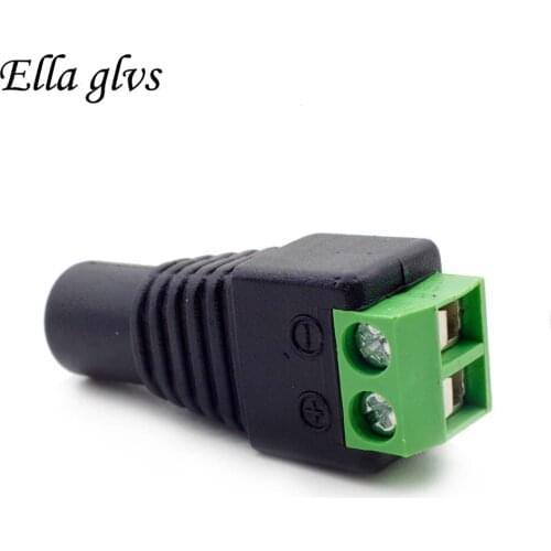 5pcs/Lot DC Connector for LED Strip Free Welding LED Strip Adapter Connector Male or Female