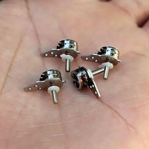 5PCS micro 7MM stepper motor 2-phase 4-wire 31 ohm stepper motor with micro screw with push block camera focus motor