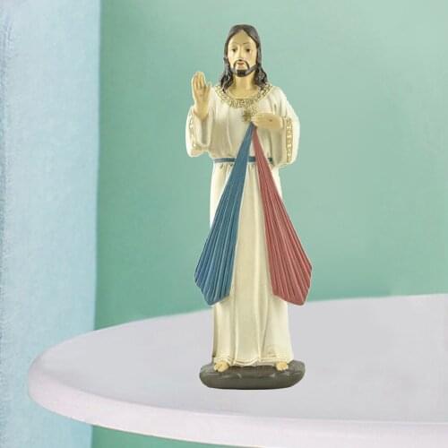 7 Inch Sacred Jesus Christ Statue God Christian Praying Figurine Décor