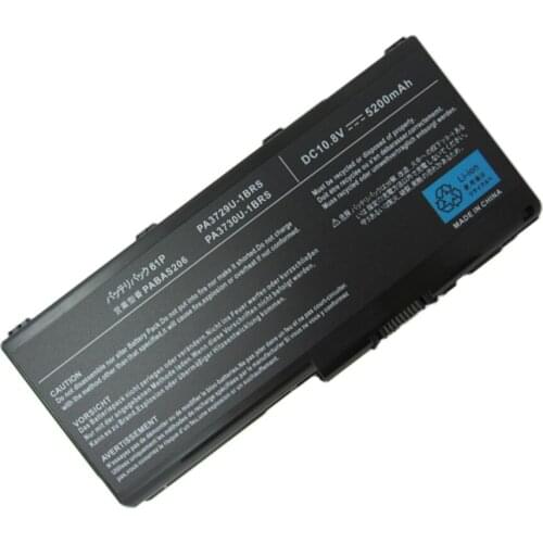 5200mAh for Toshiba Laptop battery PA3729U PA3729U-1BAS PA3729U-1BRS PA3730U-1BAS PA3730U-1BRS 90LW 97K 97L G60 G65 X500