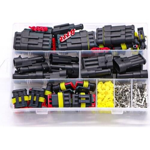 Car Waterproof Electrical Wire Cable Automotive Connector 1-6 Pin Way Plug Kits