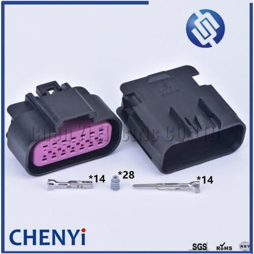 14 Pin GT 1.5 series 15326856 15326861 Auto Waterproof Connector Auto wiring harness cable Housing Plug for Chevrolet Buick