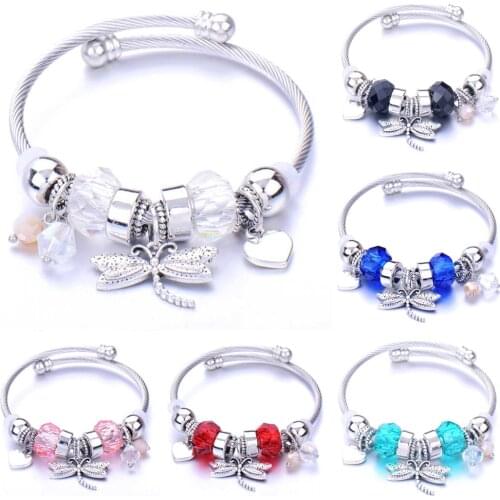 Animal bracelet Dropshipping Vintage Color Charms Bracelets for Women DIY Crystal Beads Fine Bracelets Women Pulseira Jewelry