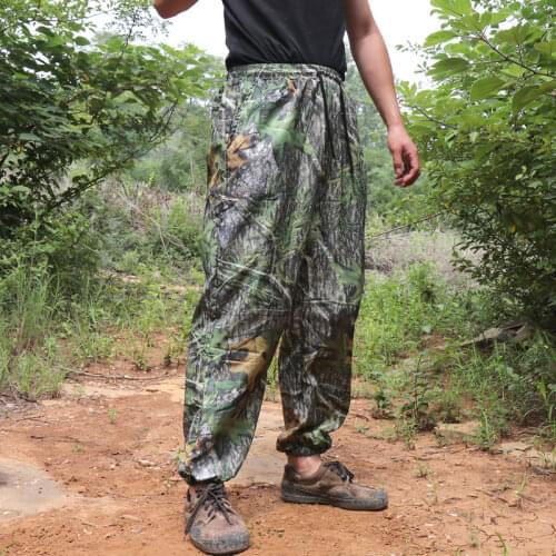 Summer Mens Military Tactical Pants Breathable Sunscreen Outdoor Fishing Hunting Jungle Hiking Bionic Camouflage Quick-Dry Pant