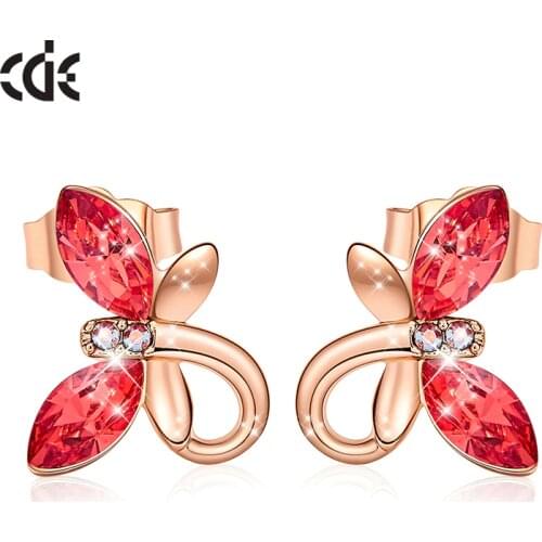 Женские серебрянные серьги CDE China At AliExpress