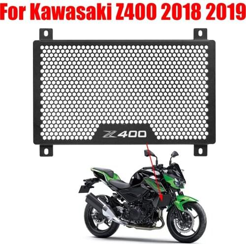 For Kawasaki Z400 Z 400 2018 2019 Motorcycle Accessories Radiator Protective Cover Grille Guard Grill Protector Cooler Guard