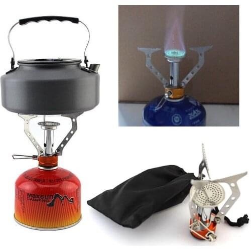 Gas-Stove Electronic-Stove Folding Hiking 3000W Portable Camping Split