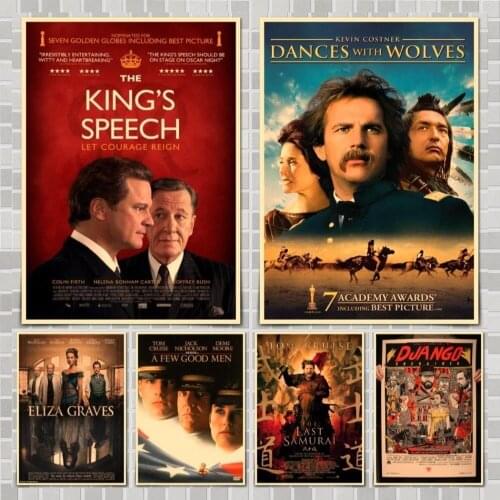 Classic Movie Poster Wall Stickers For Home Room Bar Decor Art