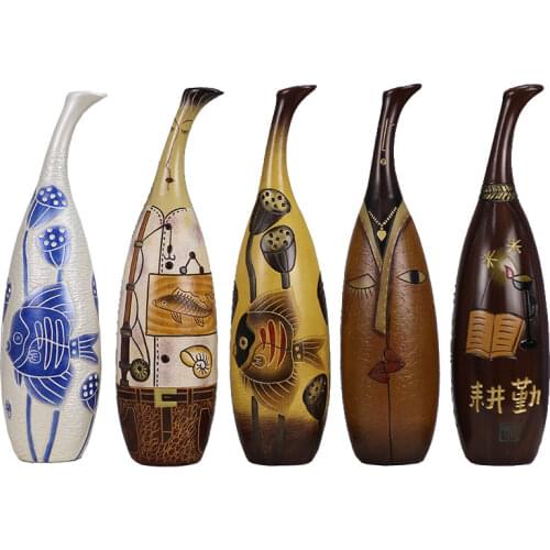 Creative Vase Decoration Holiday Gift Wedding Decoration Living Room Home Crafts Ceramic Handmade Art decor home decore