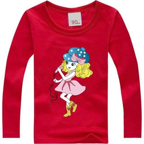 Fashion spring summer boys girls clothes tops children T-shirt kids clothing cotton material