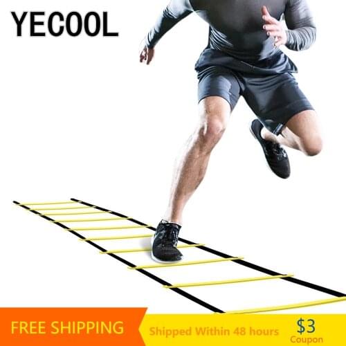 Outdoor Indoor Adjustable Agility Training Ladder for Fitness Soccer Football MMA Agile Pace Boxing Speed Ladder Training Ladde