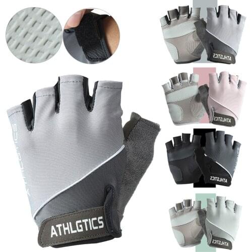 LOOZYKIT Breathable Half Finger Cycling Gloves Anti Slip Pad Motorcycle MTB Road Bike Gloves Men Women Sports Bicycle Gloves