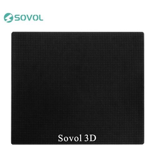 Sovol Platform Heated Bed Build Surface Tempered Glass Plate 300x255x3mm with Special Chemical Coating For SV01 SV02 3D Printer