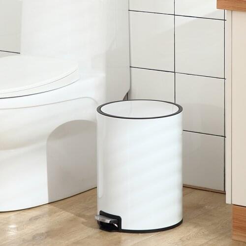 Modern Trash Bin Recycling Bins Fashion Minimalist Trash Can Bedroom Living Room Creativity Cocina Kitchen Storage BC50LJT