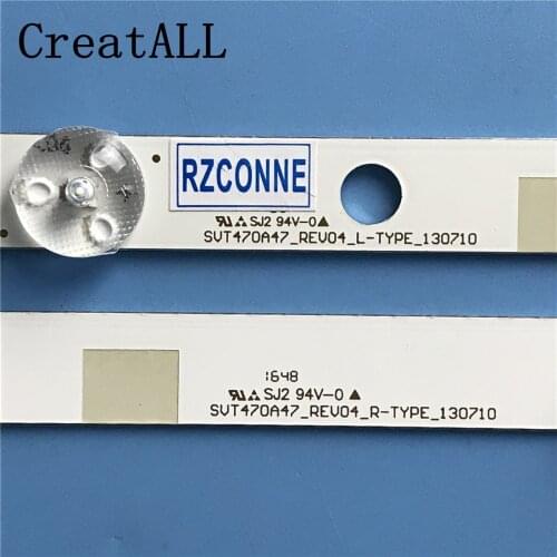 LED Backlight strip 13 lamp For Toshiba 47'' TV SVT470A47_REV04_L-Type R-Type 47L7453D 47L7463DG LC470DUK SG K2