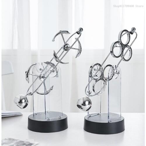 Perpetual motion machine Newton pendulum physics teaching supplies science modern home decoration Office Desk Decoration