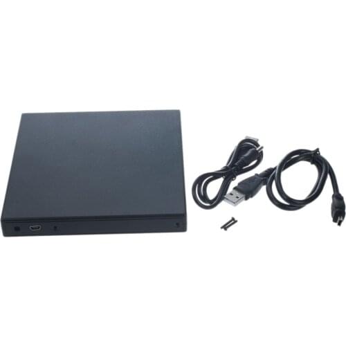 Laptop USB to IDE CD DVD RW ROM External Case Enclosue