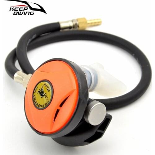 KEEP DIVING Scuba Diving Second Stage with Brass Connector Low Pressure Breathing Regulator Unadjustable Air Intake