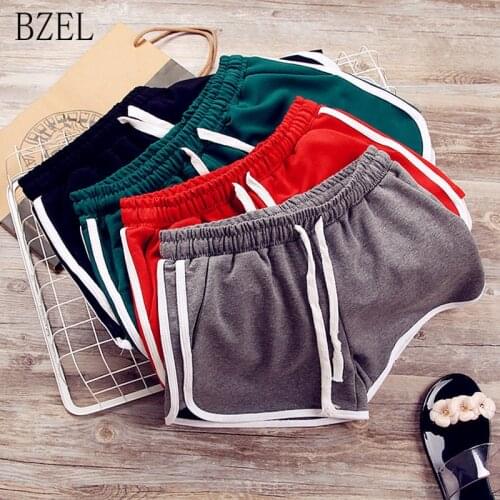 BZEL ladies Summer Sleep Bottoms Cotton Pajama Shorts Womens Loose Elastic Waist Pajama Pants Plus Size Short Sweatpants Girls