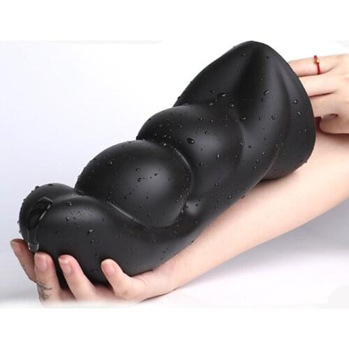 Liquid Silicone Huge Vagina Dildo Masturbator Anal Plug Sex Toys For Women Men Butt Expander Anus Stimulator Prostate Massager