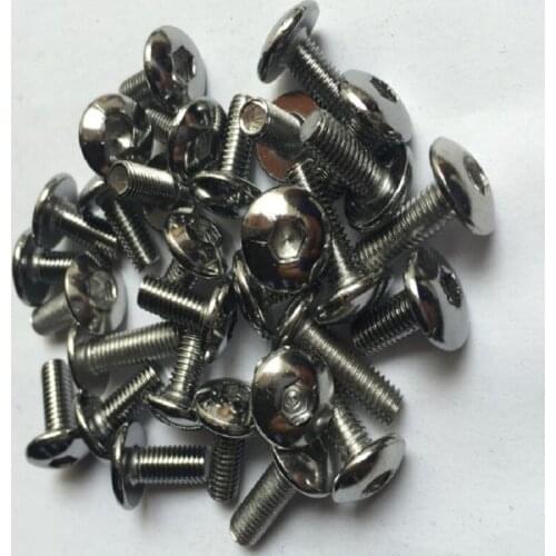 10PCS/SET Motorcycle Shell Screw Aluminium Fairing Bolts Fastener Clip Screw Spring Nuts Motorcycle Accessories Universal